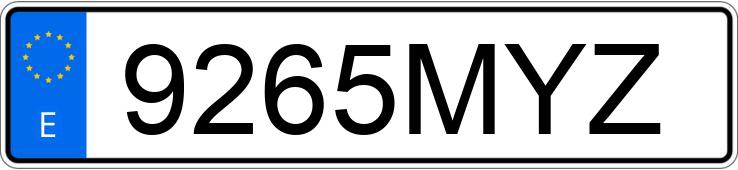 Numer rejestracyjny 9265MYZ posiada BMW SERIE 3 Numer rejestracyjny 9265MYZ posiada BMW SERIE 3