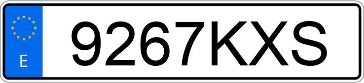 Numer rejestracyjny 9267KXS posiada FIAT 500 Numer rejestracyjny 9267KXS posiada FIAT 500