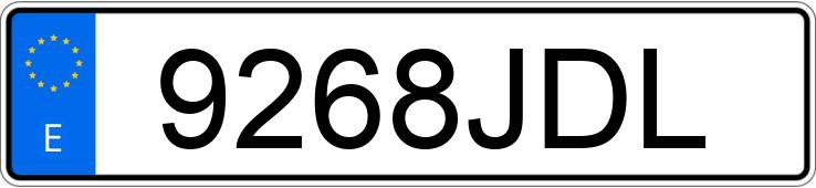 Numer rejestracyjny 9268JDL posiada SEAT TOLEDO