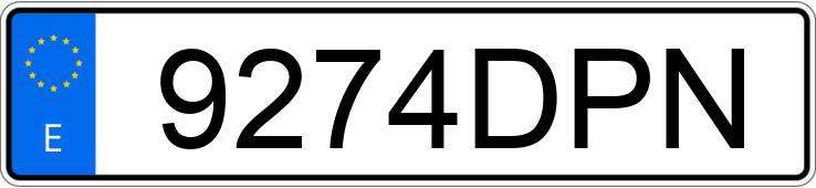 Numer rejestracyjny 9274DPN posiada RENAULT CLIO