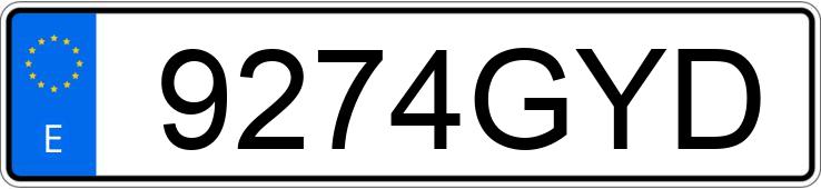 Numer rejestracyjny 9274GYD posiada PEUGEOT 207 Numer rejestracyjny 9274GYD posiada PEUGEOT 207