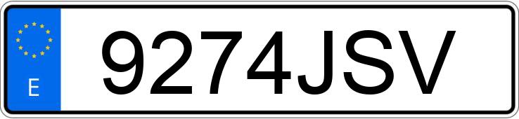 Numer rejestracyjny 9274JSV posiada OPEL ASTRA
