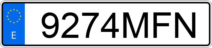 Registreringsnummeret 9274MFN har VOLKSWAGEN TIGUAN Registreringsnummeret 9274MFN har VOLKSWAGEN TIGUAN