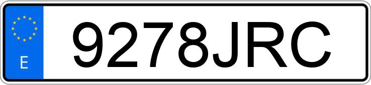 Numer rejestracyjny 9278JRC posiada OPEL ASTRA