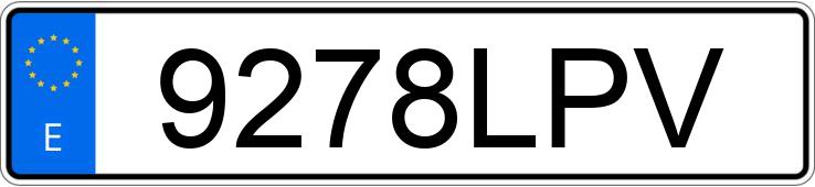 Numer rejestracyjny 9278LPV posiada OPEL ASTRA
