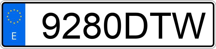 Numer rejestracyjny 9280DTW posiada CITROEN C3