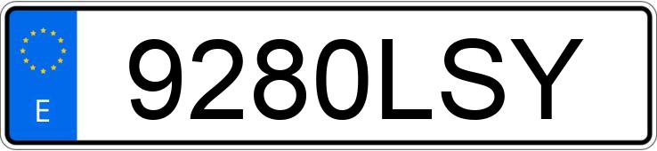 Numer rejestracyjny 9280LSY posiada DACIA SANDERO