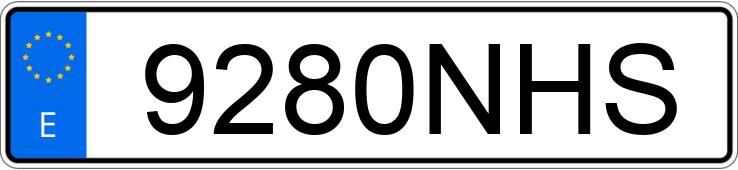 Numer rejestracyjny 9280NHS posiada VOLKSWAGEN TAYRON