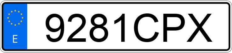 Numer rejestracyjny 9281CPX posiada FORD FOCUS C-MAX