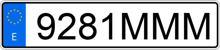 Numer rejestracyjny 9281MMM posiada NISSAN QASHQAI