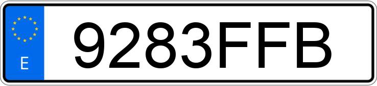 Numer rejestracyjny 9283FFB posiada SKODA FABIA Numer rejestracyjny 9283FFB posiada SKODA FABIA