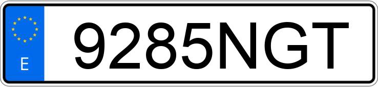 Numer rejestracyjny 9285NGT posiada MERCEDES CITARO