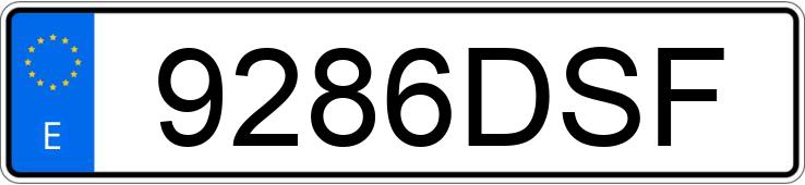 Numer rejestracyjny 9286DSF posiada SEAT IBIZA Numer rejestracyjny 9286DSF posiada SEAT IBIZA