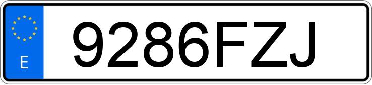 Numer rejestracyjny 9286FZJ posiada FORD FOCUS