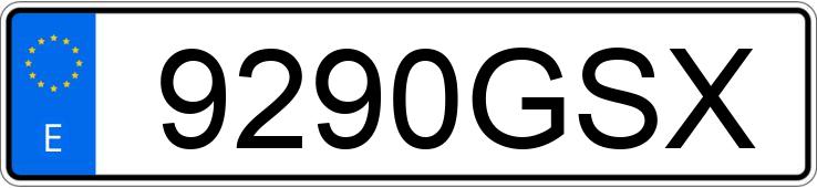 Numer rejestracyjny 9290GSX posiada SEAT LEON