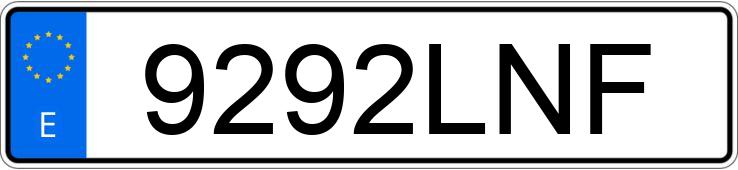 Numer rejestracyjny 9292LNF posiada TOYOTA LAND CRUISER