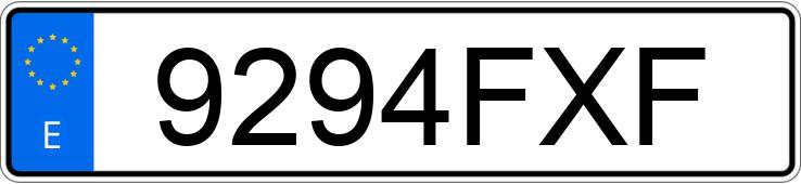 Numer rejestracyjny 9294FXF posiada MORRIS MINI