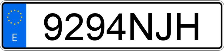 Numer rejestracyjny 9294NJH posiada PEUGEOT 3008 Numer rejestracyjny 9294NJH posiada PEUGEOT 3008