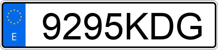 Numer rejestracyjny 9295KDG posiada SEAT LEON