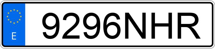 Numer rejestracyjny 9296NHR posiada JAC IEV7S