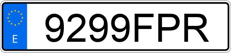 Numer rejestracyjny 9299FPR posiada RENAULT MEGANE Numer rejestracyjny 9299FPR posiada RENAULT MEGANE