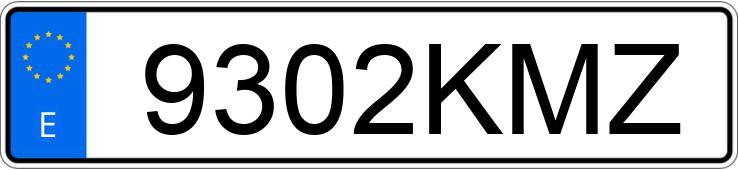 Numer rejestracyjny 9302KMZ posiada NISSAN QASHQAI