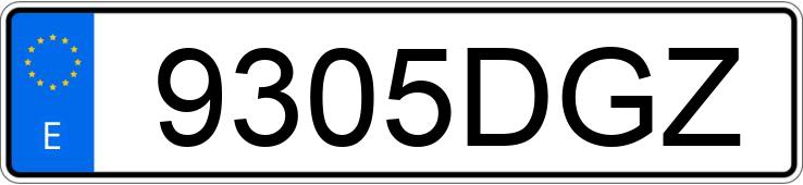 Numer rejestracyjny 9305DGZ posiada SEAT IBIZA Numer rejestracyjny 9305DGZ posiada SEAT IBIZA