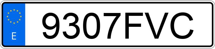 Numer rejestracyjny 9307FVC posiada VOLKSWAGEN CROSSPOLO