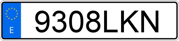 Numer rejestracyjny 9308LKN posiada MERCEDES E (238)