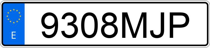 Numer rejestracyjny 9308MJP posiada SEAT ATECA