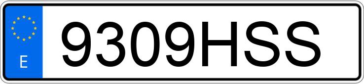 Numer rejestracyjny 9309HSS posiada SEAT IBIZA Numer rejestracyjny 9309HSS posiada SEAT IBIZA