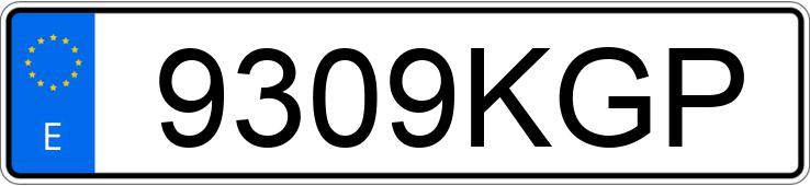 Numer rejestracyjny 9309KGP posiada HONDA VISION Numer rejestracyjny 9309KGP posiada HONDA VISION