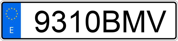 Numer rejestracyjny 9310BMV posiada MAN L 2000