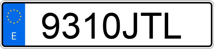 Numer rejestracyjny 9310JTL posiada VOLVO XC60