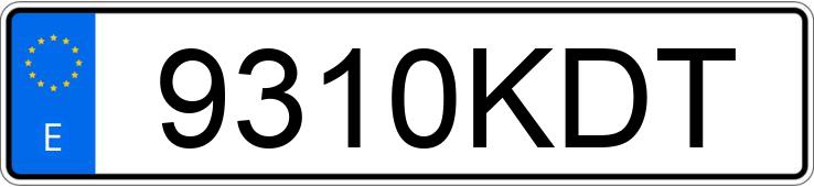 Numer rejestracyjny 9310KDT posiada KYMCO GRAND DINK 125