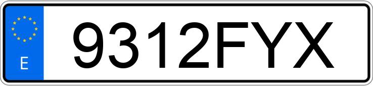 Numer rejestracyjny 9312FYX posiada NISSAN X-TRAIL Numer rejestracyjny 9312FYX posiada NISSAN X-TRAIL