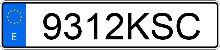 Numer rejestracyjny 9312KSC posiada TOYOTA PROACE VERSO