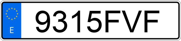 Numer rejestracyjny 9315FVF posiada RENAULT CLIO