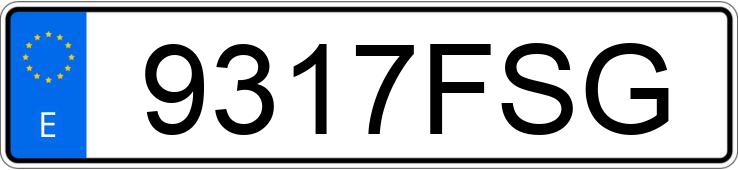 Numer rejestracyjny 9317FSG posiada BMW SERIE 5 Numer rejestracyjny 9317FSG posiada BMW SERIE 5