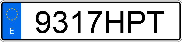 Numer rejestracyjny 9317HPT posiada PEUGEOT BIPPER Numer rejestracyjny 9317HPT posiada PEUGEOT BIPPER