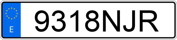 Numer rejestracyjny 9318NJR posiada BMW SERIE 4