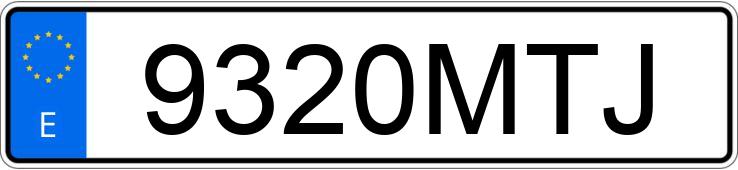 Numer rejestracyjny 9320MTJ posiada VOLKSWAGEN TIGUAN