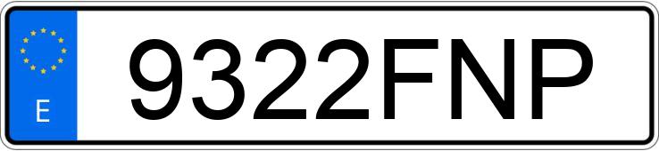 Numer rejestracyjny 9322FNP posiada BMW SERIE 3 Numer rejestracyjny 9322FNP posiada BMW SERIE 3