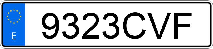 Numer rejestracyjny 9323CVF posiada JAGUAR S TYPE