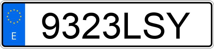 Numer rejestracyjny 9323LSY posiada MAZDA CX-5