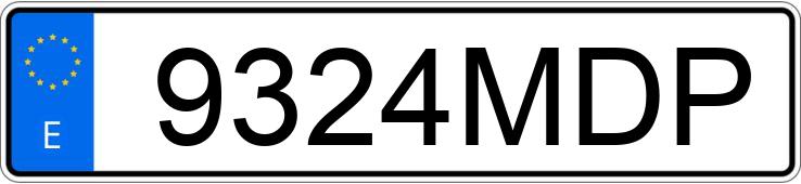 Numer rejestracyjny 9324MDP posiada FIAT 500 Numer rejestracyjny 9324MDP posiada FIAT 500