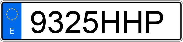 Numer rejestracyjny 9325HHP posiada FORD FIESTA Numer rejestracyjny 9325HHP posiada FORD FIESTA