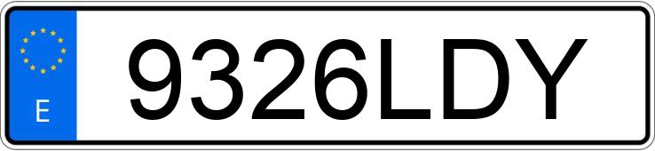 Numer rejestracyjny 9326LDY posiada MAZDA CX-30