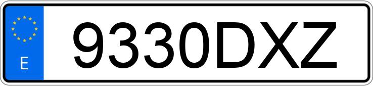 Numer rejestracyjny 9330DXZ posiada AUDI A4