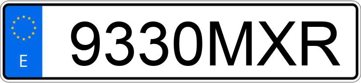 Numer rejestracyjny 9330MXR posiada MERCEDES A (177)